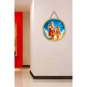 Lord Ganesha Karthikeya 12x12 Inch Round Religious Photo Frame | Spiritual Wall Decor For Home Temple, Pooja Room & Office | Divine Wall Art Picture For Worship, Meditation & Gift (F13353) Lord Ganesha Karthikeya 12x12 Inch Round Religious Photo Frame | Spiritual Wall Decor For Home Temple, Pooja Room & Office | Divine Wall Art Picture For Worship, Meditation & Gift (F13353)