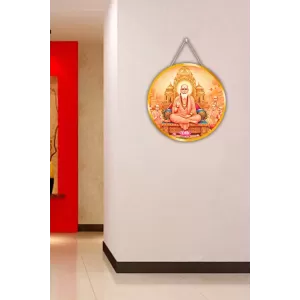 Swami Samarth 12x12 Inch Round Religious Photo Frame | Spiritual Wall Decor For Home Temple, Pooja Room & Office | Divine Wall Art Picture For Worship, Meditation & Gift (F13382) Swami Samarth 12x12 Inch Round Religious Photo Frame | Spiritual Wall Decor For Home Temple, Pooja Room & Office | Divine Wall Art Picture For Worship, Meditation & Gift (F13382)