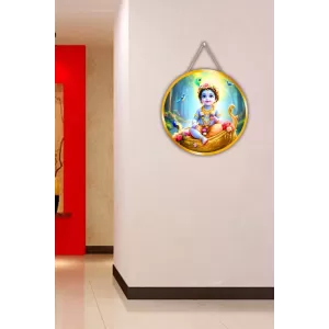 Little Krishna 12x12 Inch Round Religious Photo Frame | Spiritual Wall Decor For Home Temple, Pooja Room & Office | Divine Wall Art Picture For Worship, Meditation & Gift (F13427) Little Krishna 12x12 Inch Round Religious Photo Frame | Spiritual Wall Decor For Home Temple, Pooja Room & Office | Divine Wall Art Picture For Worship, Meditation & Gift (F13427)