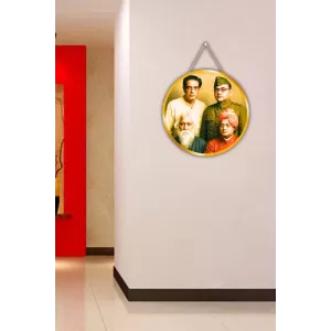 Spiritual Leaders 12x12 Inch Round Religious Photo Frame | Spiritual Wall Decor For Home Temple, Pooja Room & Office | Divine Wall Art Picture For Worship, Meditation & Gift (F13445) Spiritual Leaders 12x12 Inch Round Religious Photo Frame | Spiritual Wall Decor For Home Temple, Pooja Room & Office | Divine Wall Art Picture For Worship, Meditation & Gift (F13445)