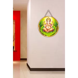 Lord Ganesha 12x12 Inch Round Religious Photo Frame | Spiritual Wall Decor For Home Temple, Pooja Room & Office | Divine Wall Art Picture For Worship, Meditation & Gift (F13499) Lord Ganesha 12x12 Inch Round Religious Photo Frame | Spiritual Wall Decor For Home Temple, Pooja Room & Office | Divine Wall Art Picture For Worship, Meditation & Gift (F13499)