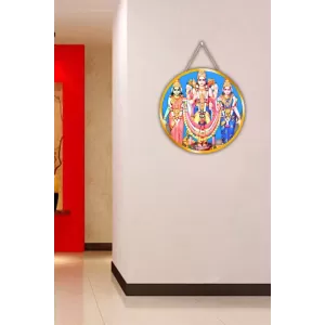 Murugan Valli Deivanai 12x12 Inch Round Religious Photo Frame | Spiritual Wall Decor For Home Temple, Pooja Room & Office | Divine Wall Art Picture For Worship, Meditation & Gift (F13505) Murugan Valli Deivanai 12x12 Inch Round Religious Photo Frame | Spiritual Wall Decor For Home Temple, Pooja Room & Office | Divine Wall Art Picture For Worship, Meditation & Gift (F13505)
