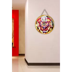 Maa Sharda Bhavani 12x12 Inch Round Religious Photo Frame | Spiritual Wall Decor For Home Temple, Pooja Room & Office | Divine Wall Art Picture For Worship, Meditation & Gift (F13521) Maa Sharda Bhavani 12x12 Inch Round Religious Photo Frame | Spiritual Wall Decor For Home Temple, Pooja Room & Office | Divine Wall Art Picture For Worship, Meditation & Gift (F13521)