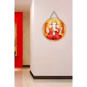 Lord Ganesha 12x12 Inch Round Religious Photo Frame | Spiritual Wall Decor For Home Temple, Pooja Room & Office | Divine Wall Art Picture For Worship, Meditation & Gift (F13540) Lord Ganesha 12x12 Inch Round Religious Photo Frame | Spiritual Wall Decor For Home Temple, Pooja Room & Office | Divine Wall Art Picture For Worship, Meditation & Gift (F13540)