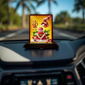 Car Desk/Table Top Shivlingam Wooden Photo Stand 3x4 Inches, Compact & Stylish Spiritual Display For Car, Home & Office (Pack Of 1) (F14145) Car Desk/Table Top Shivlingam Wooden Photo Stand 3x4 Inches, Compact & Stylish Spiritual Display For Car, Home & Office (Pack Of 1) (F14145)