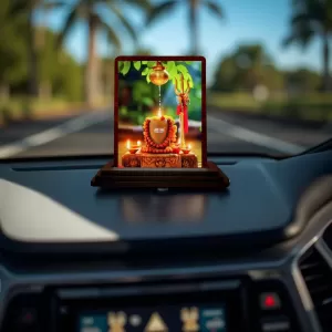 Car Desk/Table Top Shivalingam Wooden Photo Stand 3x4 Inches, Compact & Stylish Spiritual Display For Car, Home & Office (Pack Of 1) (F14150) Car Desk/Table Top Shivalingam Wooden Photo Stand 3x4 Inches, Compact & Stylish Spiritual Display For Car, Home & Office (Pack Of 1) (F14150)