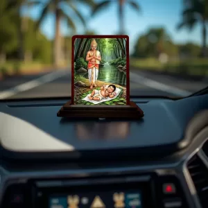 Car Desk/Table Top Lord Ayyappan Wooden Photo Stand 3x4 Inches, Compact & Stylish Spiritual Display For Car, Home & Office (Pack Of 1) (F14252) Car Desk/Table Top Lord Ayyappan Wooden Photo Stand 3x4 Inches, Compact & Stylish Spiritual Display For Car, Home & Office (Pack Of 1) (F14252)