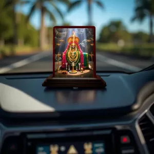 Car Desk/Table Top Arulmigu Annamalaiyar(Lord Shivaa) Wooden Photo Stand 3x4 Inches, Compact & Stylish Spiritual Display For Car, Home & Office (Pack Of 1) (F14315) Car Desk/Table Top Arulmigu Annamalaiyar(Lord Shivaa) Wooden Photo Stand 3x4 Inches, Compact & Stylish Spiritual Display For Car, Home & Office (Pack Of 1) (F14315)