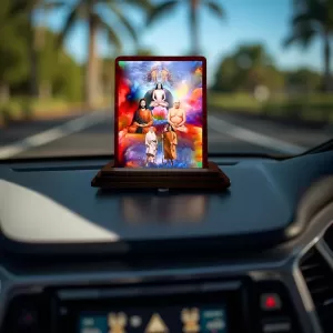 Car Desk/Table Top Mahavathar Babaji Wooden Photo Stand 3x4 Inches, Compact & Stylish Spiritual Display For Car, Home & Office (Pack Of 1) (F14318) Car Desk/Table Top Mahavathar Babaji Wooden Photo Stand 3x4 Inches, Compact & Stylish Spiritual Display For Car, Home & Office (Pack Of 1) (F14318)
