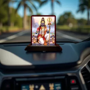 Car Desk/Table Top Lord Parvathi Maatha Wooden Photo Stand 3x4 Inches, Compact & Stylish Spiritual Display For Car, Home & Office (Pack Of 1) (F14416) Car Desk/Table Top Lord Parvathi Maatha Wooden Photo Stand 3x4 Inches, Compact & Stylish Spiritual Display For Car, Home & Office (Pack Of 1) (F14416)