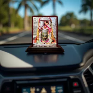 Car Desk/Table Top Mahakaleshwar Jyotirlinga Wooden Photo Stand 3x4 Inches, Compact & Stylish Spiritual Display For Car, Home & Office (Pack Of 1) (F14482) Car Desk/Table Top Mahakaleshwar Jyotirlinga Wooden Photo Stand 3x4 Inches, Compact & Stylish Spiritual Display For Car, Home & Office (Pack Of 1) (F14482)