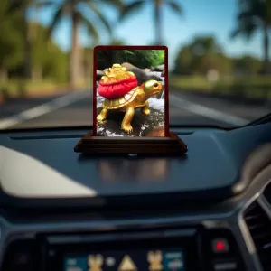 Car Desk/Table Top Feng Shui Vastu Tortoise Wooden Photo Stand 3x4 Inches, Compact & Stylish Spiritual Display For Car, Home & Office (Pack Of 1) (F14576) Car Desk/Table Top Feng Shui Vastu Tortoise Wooden Photo Stand 3x4 Inches, Compact & Stylish Spiritual Display For Car, Home & Office (Pack Of 1) (F14576)