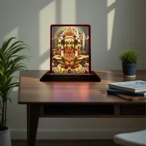 Car Desk/Table Top Lord Shiva Wooden Photo Stand 3x4 Inches, Compact & Stylish Spiritual Display For Car, Home & Office (Pack Of 1) (F15158) Car Desk/Table Top Lord Shiva Wooden Photo Stand 3x4 Inches, Compact & Stylish Spiritual Display For Car, Home & Office (Pack Of 1) (F15158)