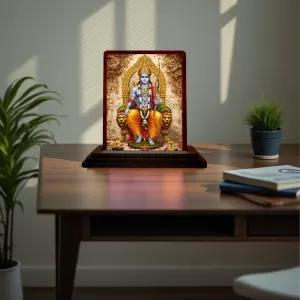 Car Desk/Table Top Lord Ram Wooden Photo Stand 3x4 Inches, Compact & Stylish Spiritual Display For Car, Home & Office (Pack Of 1) (F15178) Car Desk/Table Top Lord Ram Wooden Photo Stand 3x4 Inches, Compact & Stylish Spiritual Display For Car, Home & Office (Pack Of 1) (F15178)