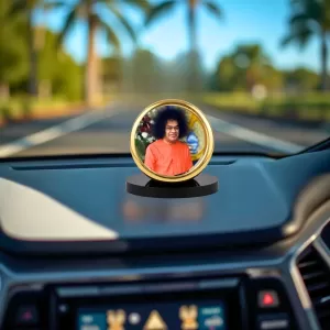 Car Desk/Table Top Shirdi Sai Baba Metal Golden Photo Stand 2x2 Inches, Compact & Stylish Spiritual Display For Car, Home & Office (Pack Of 1) (F18452) Car Desk/Table Top Shirdi Sai Baba Metal Golden Photo Stand 2x2 Inches, Compact & Stylish Spiritual Display For Car, Home & Office (Pack Of 1) (F18452)