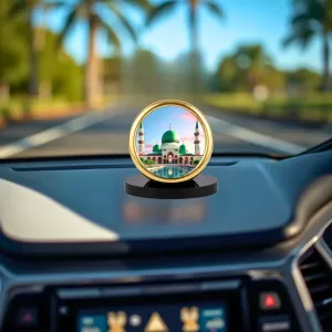 Car Desk/Table Top Mucca Masid Metal Golden Photo Stand 2x2 Inches, Compact & Stylish Spiritual Display For Car, Home & Office (Pack Of 1) (F18713) Car Desk/Table Top Mucca Masid Metal Golden Photo Stand 2x2 Inches, Compact & Stylish Spiritual Display For Car, Home & Office (Pack Of 1) (F18713)