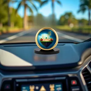 Car Desk/Table Top Mucca Masid Metal Golden Photo Stand 2x2 Inches, Compact & Stylish Spiritual Display For Car, Home & Office (Pack Of 1) (F18720) Car Desk/Table Top Mucca Masid Metal Golden Photo Stand 2x2 Inches, Compact & Stylish Spiritual Display For Car, Home & Office (Pack Of 1) (F18720)