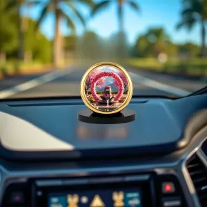 Car Desk/Table Top Lingam Metal Golden Photo Stand 2x2 Inches, Compact & Stylish Spiritual Display For Car, Home & Office (Pack Of 1) (F18782) Car Desk/Table Top Lingam Metal Golden Photo Stand 2x2 Inches, Compact & Stylish Spiritual Display For Car, Home & Office (Pack Of 1) (F18782)