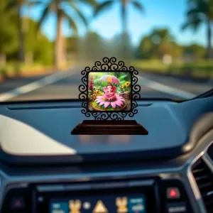Car Desk/Table Top Lord Ganesha Wooden Photo Stand 3x4 Inches, Compact & Stylish Spiritual Display For Car, Home & Office (Pack Of 1) (F19872) Car Desk/Table Top Lord Ganesha Wooden Photo Stand 3x4 Inches, Compact & Stylish Spiritual Display For Car, Home & Office (Pack Of 1) (F19872)