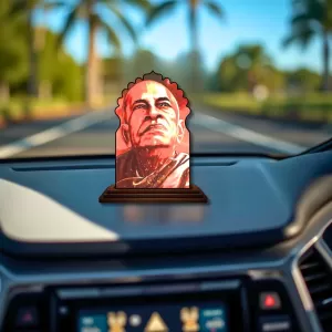 Car Dashboard/Table Top Bhaktivedanta Swami Wooden Temple Photo Stand 3x4 Inches, Compact & Stylish Spiritual Display For Car, Home & Office (Pack Of 1) (F22496) Car Dashboard/Table Top Bhaktivedanta Swami Wooden Temple Photo Stand 3x4 Inches, Compact & Stylish Spiritual Display For Car, Home & Office (Pack Of 1) (F22496)