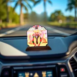 Car Dashboard/Table Top Premanand Govind Sharan Wooden Rectangle Photo Stand 3x4 Inches, Compact & Stylish Spiritual Display For Car, Home & Office (Pack Of 1) (F22250) Car Dashboard/Table Top Premanand Govind Sharan Wooden Rectangle Photo Stand 3x4 Inches, Compact & Stylish Spiritual Display For Car, Home & Office (Pack Of 1) (F22250)