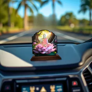 Car Dashboard/Table Top Ramakrishna Paramahamsa Wooden Rectangle Photo Stand 3x4 Inches, Compact & Stylish Spiritual Display For Car, Home & Office (Pack Of 1) (F22254) Car Dashboard/Table Top Ramakrishna Paramahamsa Wooden Rectangle Photo Stand 3x4 Inches, Compact & Stylish Spiritual Display For Car, Home & Office (Pack Of 1) (F22254)