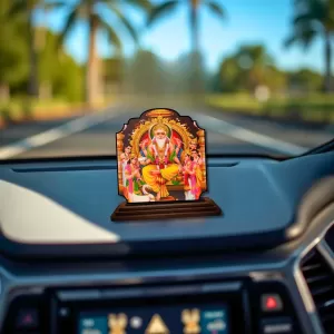 Car Dashboard/Table Top Lord Vishwa Karma Wooden Rectangle Photo Stand 3x4 Inches, Compact & Stylish Spiritual Display For Car, Home & Office (Pack Of 1) (F22302) Car Dashboard/Table Top Lord Vishwa Karma Wooden Rectangle Photo Stand 3x4 Inches, Compact & Stylish Spiritual Display For Car, Home & Office (Pack Of 1) (F22302)