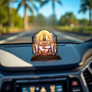 Car Dashboard/Table Top Lord Balaji Wooden Rectangle Photo Stand 3x4 Inches, Compact & Stylish Spiritual Display For Car, Home & Office (Pack Of 1) (F22304) Car Dashboard/Table Top Lord Balaji Wooden Rectangle Photo Stand 3x4 Inches, Compact & Stylish Spiritual Display For Car, Home & Office (Pack Of 1) (F22304)