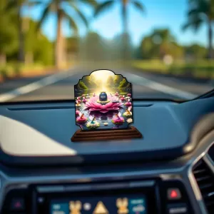 Car Dashboard/Table Top Shiva Lingam Wooden Rectangle Photo Stand 3x4 Inches, Compact & Stylish Spiritual Display For Car, Home & Office (Pack Of 1) (F22454) Car Dashboard/Table Top Shiva Lingam Wooden Rectangle Photo Stand 3x4 Inches, Compact & Stylish Spiritual Display For Car, Home & Office (Pack Of 1) (F22454)