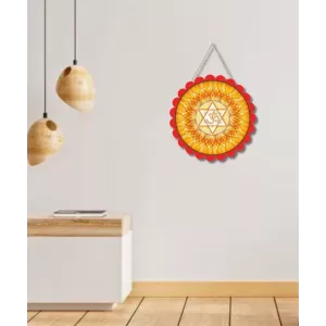 Vastu Shastra Wall Hanging Photo Frame | 8 Inch Round Floral Design With Golden Hanging Chain | Decorative Religious Wall Decor For Home, Office, Temple & Pooja Room (F21869) Vastu Shastra Wall Hanging Photo Frame | 8 Inch Round Floral Design With Golden Hanging Chain | Decorative Religious Wall Decor For Home, Office, Temple & Pooja Room (F21869)