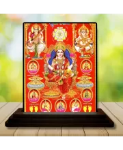 Car Dashboard Lord Ganesha Wooden Photo Stand  3x4 Inches, Compact & Stylish Spiritual Display For Car, Home & Office (Pack Of 1) (F48658)
