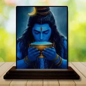 Car Dashboard Shiva Wooden Photo Stand 3x4 Inches, Compact & Stylish Spiritual Display For Car, Home & Office (Pack Of 1) (F48671) Car Dashboard Shiva Wooden Photo Stand 3x4 Inches, Compact & Stylish Spiritual Display For Car, Home & Office (Pack Of 1) (F48671)