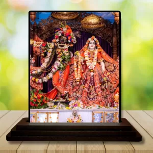 Car Dashboard Radha Shree Krishna Wooden Photo Stand 3x4 Inches, Compact & Stylish Spiritual Display For Car, Home & Office (Pack Of 1) (F48678) Car Dashboard Radha Shree Krishna Wooden Photo Stand 3x4 Inches, Compact & Stylish Spiritual Display For Car, Home & Office (Pack Of 1) (F48678)