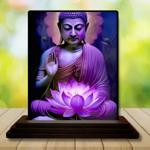 Car Dashboard Goutam Buddha Wooden Photo Stand 3x4 Inches, Compact & Stylish Spiritual Display For Car, Home & Office (Pack Of 1) (F48682) Car Dashboard Goutam Buddha Wooden Photo Stand 3x4 Inches, Compact & Stylish Spiritual Display For Car, Home & Office (Pack Of 1) (F48682)