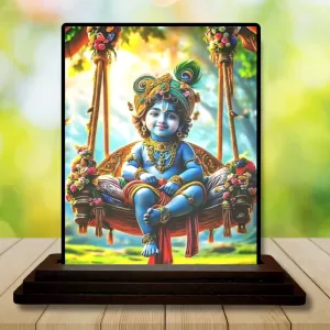 Car Dashboard Krishna Wooden Photo Stand 3x4 Inches, Compact & Stylish Spiritual Display For Car, Home & Office (Pack Of 1) (F48698) Car Dashboard Krishna Wooden Photo Stand 3x4 Inches, Compact & Stylish Spiritual Display For Car, Home & Office (Pack Of 1) (F48698)
