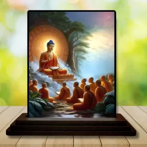 Car Dashboard Gautama Buddha Wooden Photo Stand 3x4 Inches, Compact & Stylish Spiritual Display For Car, Home & Office (Pack Of 1) (F48702) Car Dashboard Gautama Buddha Wooden Photo Stand 3x4 Inches, Compact & Stylish Spiritual Display For Car, Home & Office (Pack Of 1) (F48702)