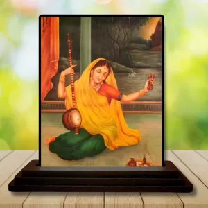 Car Dashboard Shree Radha Wooden Photo Stand 3x4 Inches, Compact & Stylish Spiritual Display For Car, Home & Office (Pack Of 1) (F48729) Car Dashboard Shree Radha Wooden Photo Stand 3x4 Inches, Compact & Stylish Spiritual Display For Car, Home & Office (Pack Of 1) (F48729)