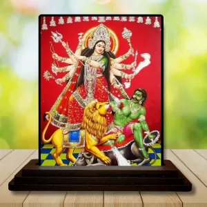 Car Dashboard Goddess Kali Wooden Photo Stand 3x4 Inches, Compact & Stylish Spiritual Display For Car, Home & Office (Pack Of 1) (F48749) Car Dashboard Goddess Kali Wooden Photo Stand 3x4 Inches, Compact & Stylish Spiritual Display For Car, Home & Office (Pack Of 1) (F48749)