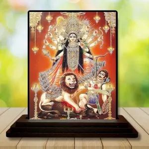 Car Dashboard Goddess Kali Wooden Photo Stand 3x4 Inches, Compact & Stylish Spiritual Display For Car, Home & Office (Pack Of 1) (F48753) Car Dashboard Goddess Kali Wooden Photo Stand 3x4 Inches, Compact & Stylish Spiritual Display For Car, Home & Office (Pack Of 1) (F48753)