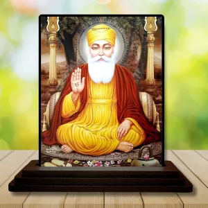 Car Dashboard Guru Nanak Wooden Photo Stand 3x4 Inches, Compact & Stylish Spiritual Display For Car, Home & Office (Pack Of 1) (F48758) Car Dashboard Guru Nanak Wooden Photo Stand 3x4 Inches, Compact & Stylish Spiritual Display For Car, Home & Office (Pack Of 1) (F48758)