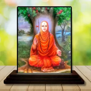 Car Dashboard Adi Shankaracharya Wooden Photo Stand 3x4 Inches, Compact & Stylish Spiritual Display For Car, Home & Office (Pack Of 1) (F48763) Car Dashboard Adi Shankaracharya Wooden Photo Stand 3x4 Inches, Compact & Stylish Spiritual Display For Car, Home & Office (Pack Of 1) (F48763)