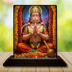 Car Dashboard Hanuman Wooden Photo Stand 3x4 Inches, Compact & Stylish Spiritual Display For Car, Home & Office (Pack Of 1) (F48764) Car Dashboard Hanuman Wooden Photo Stand 3x4 Inches, Compact & Stylish Spiritual Display For Car, Home & Office (Pack Of 1) (F48764)