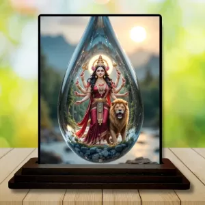Car Dashboard Durga Wooden Photo Stand 3x4 Inches, Compact & Stylish Spiritual Display For Car, Home & Office (Pack Of 1) (F48765) Car Dashboard Durga Wooden Photo Stand 3x4 Inches, Compact & Stylish Spiritual Display For Car, Home & Office (Pack Of 1) (F48765)