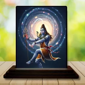 Car Dashboard Shiva Wooden Photo Stand 3x4 Inches, Compact & Stylish Spiritual Display For Car, Home & Office (Pack Of 1) (F48772) Car Dashboard Shiva Wooden Photo Stand 3x4 Inches, Compact & Stylish Spiritual Display For Car, Home & Office (Pack Of 1) (F48772)