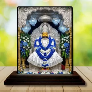 Car Dashboard Sai Baba Wooden Photo Stand 3x4 Inches, Compact & Stylish Spiritual Display For Car, Home & Office (Pack Of 1) (F48780) Car Dashboard Sai Baba Wooden Photo Stand 3x4 Inches, Compact & Stylish Spiritual Display For Car, Home & Office (Pack Of 1) (F48780)