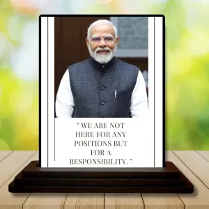 Car Dashboard Narendra Modi Wooden Photo Stand 3x4 Inches, Compact & Stylish Spiritual Display For Car, Home & Office (Pack Of 1) (F48792) Car Dashboard Narendra Modi Wooden Photo Stand 3x4 Inches, Compact & Stylish Spiritual Display For Car, Home & Office (Pack Of 1) (F48792)