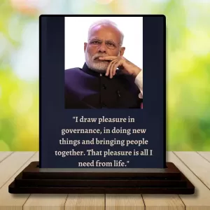 Car Dashboard Narendra Modi Wooden Photo Stand 3x4 Inches, Compact & Stylish Spiritual Display For Car, Home & Office (Pack Of 1) (F48793) Car Dashboard Narendra Modi Wooden Photo Stand 3x4 Inches, Compact & Stylish Spiritual Display For Car, Home & Office (Pack Of 1) (F48793)