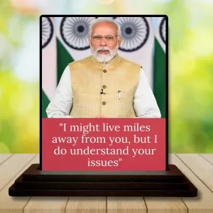 Car Dashboard Narendra Modi Wooden Photo Stand 3x4 Inches, Compact & Stylish Spiritual Display For Car, Home & Office (Pack Of 1) (F48797) Car Dashboard Narendra Modi Wooden Photo Stand 3x4 Inches, Compact & Stylish Spiritual Display For Car, Home & Office (Pack Of 1) (F48797)