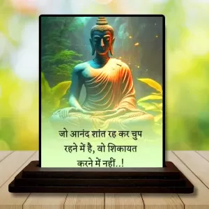 Car Dashboard Gautama Buddha Wooden Photo Stand 3x4 Inches, Compact & Stylish Spiritual Display For Car, Home & Office (Pack Of 1) (F48811) Car Dashboard Gautama Buddha Wooden Photo Stand 3x4 Inches, Compact & Stylish Spiritual Display For Car, Home & Office (Pack Of 1) (F48811)