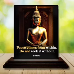 Car Dashboard Gautama Buddha Wooden Photo Stand 3x4 Inches, Compact & Stylish Spiritual Display For Car, Home & Office (Pack Of 1) (F48815) Car Dashboard Gautama Buddha Wooden Photo Stand 3x4 Inches, Compact & Stylish Spiritual Display For Car, Home & Office (Pack Of 1) (F48815)